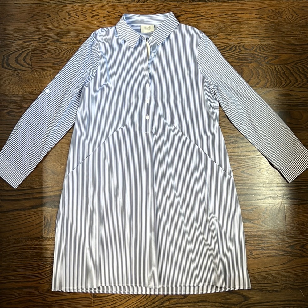 INAE Collection Shirt Dress Size Medium NWT